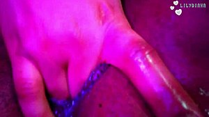 Juicy student masturbates and fingers tight pussy