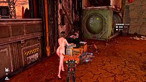 in this stellar blade mod, a petite asian girl gets watched in action