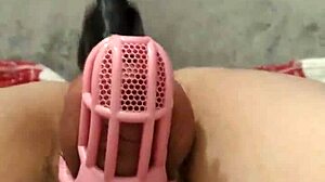 first time locktober newbie tries submissive machine