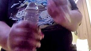 boyfriend tee v5 with huge monster cock and curvy boobs