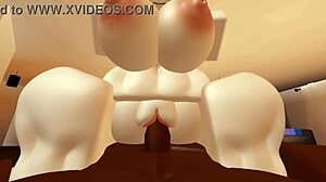 Shy girl from roblox turns out to be very lustful in sex!