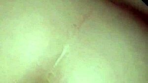 big white ass filled with cum