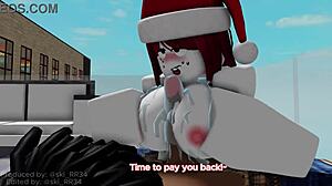 Redhead Whore, Take That Big Black Cock!