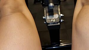 Met Blonde With Swollen Pussy at Gym for Assfucking Deepthroat