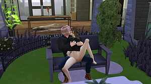 in sims 4, the hot teacher lets the student fuck her for extra credit pt1