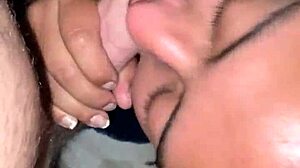 Does this teen want a facial on her glasses?