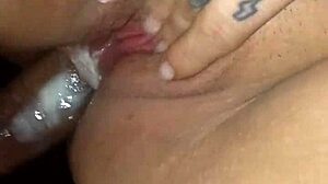 Blonde amateur wants more anal assfucking and swallows cock deep.