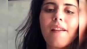 Beautiful Indian Woman Poses Elegantly