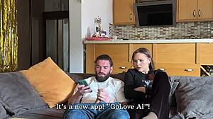 wife get jealous to ai bot but get arouse and get cum on her ass