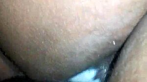 me and my wife having sloppy anal sex bent over