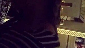 Keri and Jay having fun with blowjob on monster cock