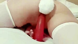 PLAY WITH MY PUSSY - wet masturbation and massage on big tits