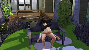 in sims 4, the hot teacher lets the student fuck her for extra credit pt1
