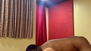 chubby friend enjoys fucking with husband's big black cock