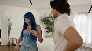 Big Bootied Baddie Jewelz Blue Gets Piped By Hot Blind Date In Lingerie