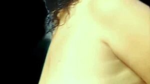 cadela safada sucks fat monster cock in masked bdsm session