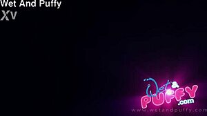 Wetandpuffy Hot Blonde Orgasms Hard With Glass Dildo