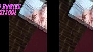 Detailed domination scene with big tits bent over in doggystyle