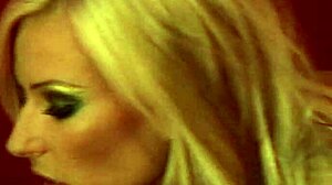 Blonde Milf Lap Dancer Fucked By Muscle Boy In Stockings