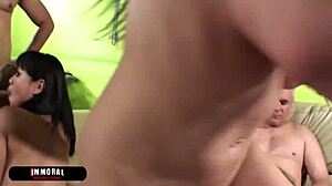 i love gagging on cock while licking ass in homemade missionary creampie with whore