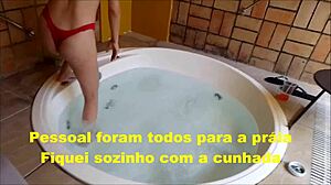 stayed alone at beach house with sister-in-law