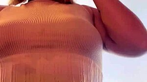 at times square gym, my wet pussy drips sweat while guys stare