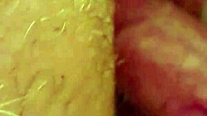 Blonde housewife deepthroats big cock