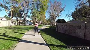 Milf licks teen ass while granny joins young pov taboo sex