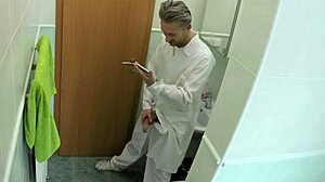 I film while fucking the redhead patient.