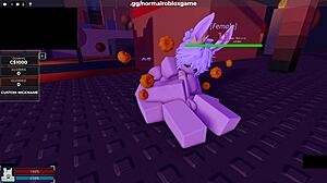 spooky bunny gets bred during halloween night