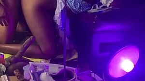 Does this slim thick ebony cowgirl with big ass love being a three-hole slut for my monster cock?