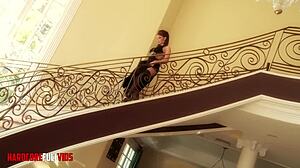 Hot British Blonde Model Feels Intense Pleasure Licking Balls And Pussy In Doggystyle Cumshot