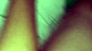 Cuckold Husband Licks Creampied Pussy While Lover Fucks Ass