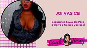 Security leads him to the car for a delicious eat, guided handjob with JOI CEI