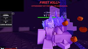 spooky bunny gets bred during halloween night