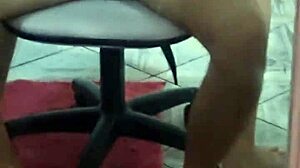 I saw that cute naughty girl tease her boyfriend's cock