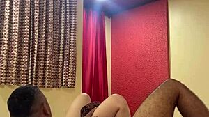 chubby friend enjoys fucking with husband's big black cock