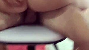 I saw that cute naughty girl tease her boyfriend's cock