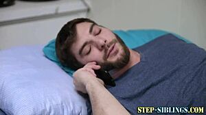 Teenage Stepsister Receives Mouth Cum from Monster Cock