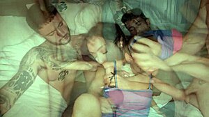 caramella del x wants to fuck jimmy but he comes accompanied gangbang