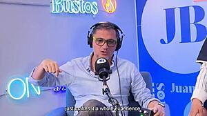 Multiple Orgasms of Eybubbles Cosplay Riding the Sybian on Juan Bustos Podcast