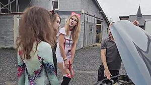 you're at work, can't watch my halloween video, no worries here's the car one