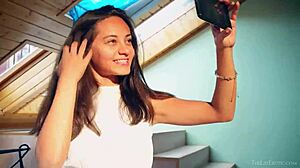 thelifeerotic features cute brunette sima in a solo session