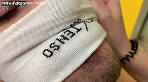 Sporty mistress sofi orders, 'sniff and lick my sweaty socks, slave'