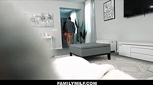 Big tits stepmom, can you handle Quinton James and Joshua Lewis sucking your fake tits pov?