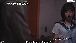 rainy days reveal yuuhi shitara's visible nipples in japanese asian scene, subtle and intriguing