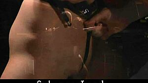 omg hardcore slave scarlet getting disciplined in bdsm lair 😈