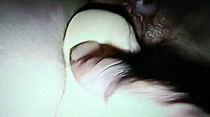 Cum Runs Out Of Dildo Fucked Wife