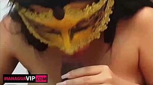 latina babe getting pounded from behind