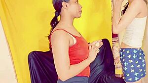 horny lesbian fucking in missionary position 😍